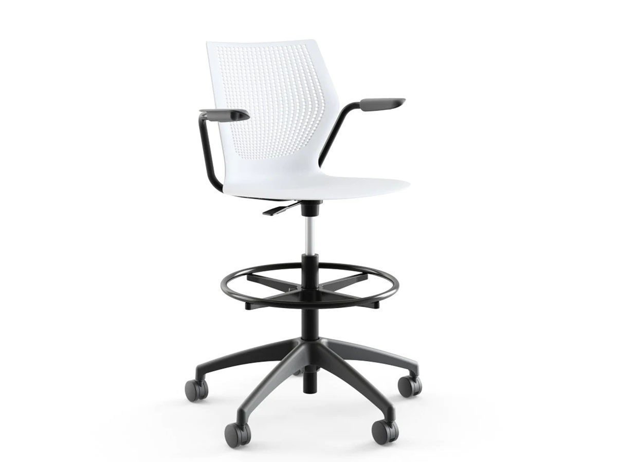 【ノルオフィス/Knoll Office / GOODS】のMultiGeneration High Task Chair / マルチジェネレーション ハイタスクチェア 固定肘 インテリア・キッズ・メンズ・レディースファッション・服の通販 founy(ファニー) 　送料無料　Free Shipping　メッシュ　Mesh　ワーク　Work　ホーム・キャンプ・アウトドア・お取り寄せ　Home,Garden,Outdoor,Camping Gear　家具・インテリア　Home Furniture & Interior. Stylish & Functional Living Spaces　チェア・椅子　Chair　オフィスチェア・デスクチェア　Office Chair/Desk Chair　ホーム・キャンプ・アウトドア・お取り寄せ　Home,Garden,Outdoor,Camping Gear　家具・インテリア　Home Furniture & Interior. Stylish & Functional Living Spaces　チェア・椅子　Chair　カウンターチェア・ハイスツール　Counter Chair/High Stool　シェルW オフホワイト、アームブラック、脚部ブラック|ID: prp329100003900355 ipo3291000000032500992