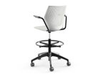 【ノルオフィス/Knoll Office / GOODS】のMultiGeneration High Task Chair / マルチジェネレーション ハイタスクチェア 固定肘 シェルG グレー、アームブラック、脚部ブラック|ID: prp329100003900355 ipo3291000000032501004