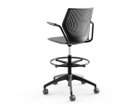 【ノルオフィス/Knoll Office / GOODS】のMultiGeneration High Task Chair / マルチジェネレーション ハイタスクチェア 固定肘 シェルB オニキス、アームブラック、脚部ブラック|ID: prp329100003900355 ipo3291000000032501008