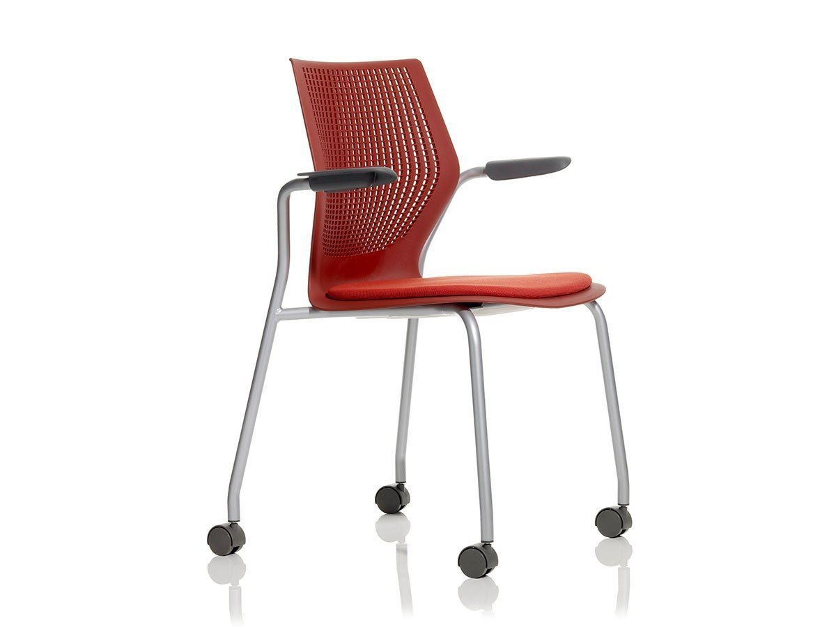 【ノルオフィス/Knoll Office / GOODS】のMultiGeneration Chair / マルチジェネレーション チェア スタッキングベース 固定肘 キャスター脚 インテリア・キッズ・メンズ・レディースファッション・服の通販 founy(ファニー) 　送料無料　Free Shipping　おすすめ　Recommend　パフォーマンス　Performance　メッシュ　Mesh　ワーク　Work　ホーム・キャンプ・アウトドア・お取り寄せ　Home,Garden,Outdoor,Camping Gear　家具・インテリア　Home Furniture & Interior. Stylish & Functional Living Spaces　チェア・椅子　Chair　オフィスチェア・デスクチェア　Office Chair/Desk Chair　シェルR ダークレッド、フレームシルバー|ID: prp329100003900356 ipo3291000000032500926