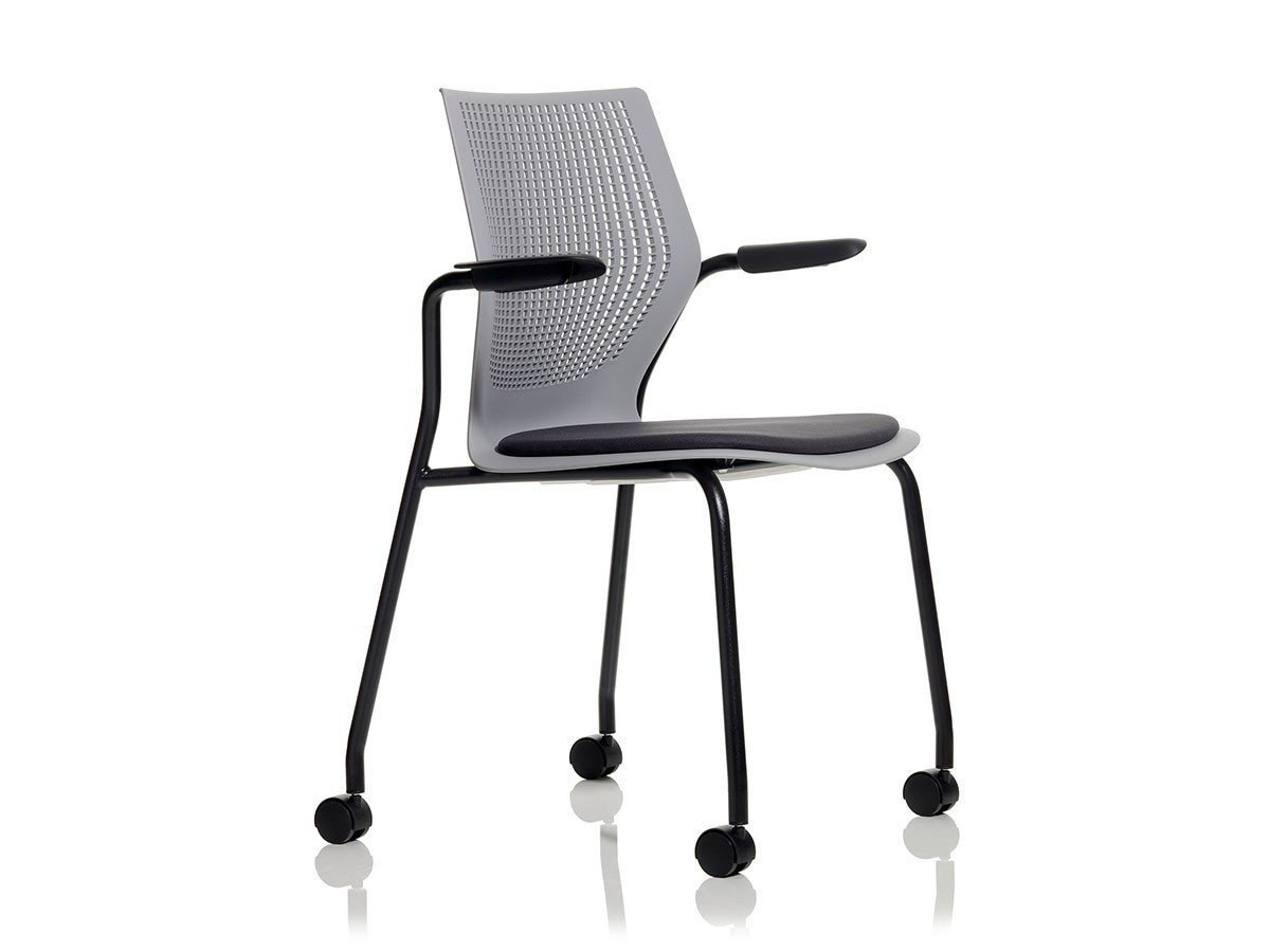 【ノルオフィス/Knoll Office / GOODS】のMultiGeneration Chair / マルチジェネレーション チェア スタッキングベース 固定肘 キャスター脚 インテリア・キッズ・メンズ・レディースファッション・服の通販 founy(ファニー) 　送料無料　Free Shipping　おすすめ　Recommended / Our Picks　パフォーマンス　Performance, Active Function　メッシュ　Mesh, Net Fabric　ワーク　Workwear, Utility Style　ホーム・キャンプ・アウトドア・お取り寄せ　Home Living / Home & Lifestyle / Camping Gear / Outdoor Camping　家具・インテリア　Home Furniture & Interior. Stylish & Functional Living Spaces　チェア・椅子　Seating & Chairs　オフィスチェア・在宅ワーク用チェア　Office & Desk Chairs　シェルG グレー、フレームブラック|ID: prp329100003900356 ipo3291000000034629304