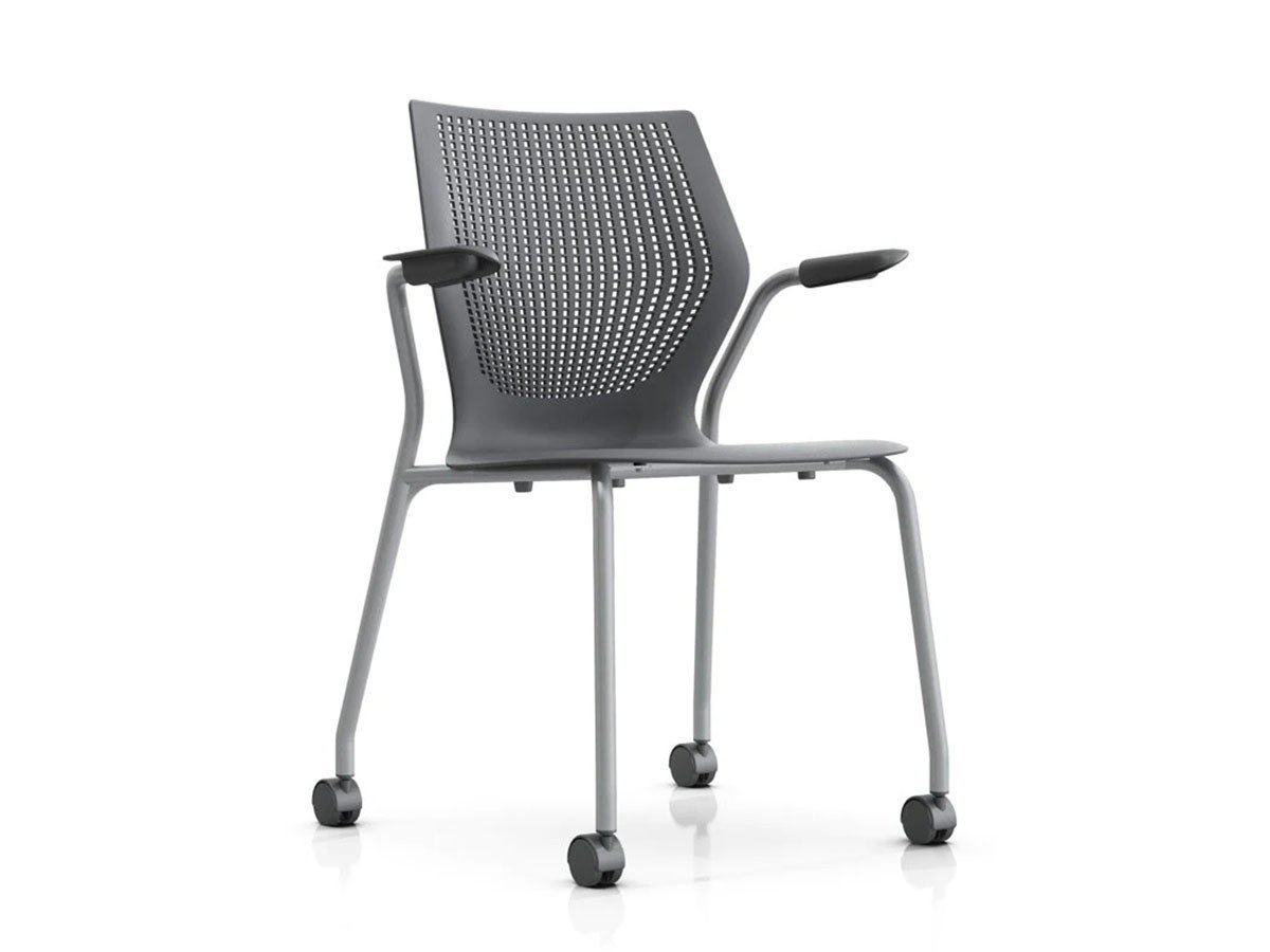 【ノルオフィス/Knoll Office / GOODS】のMultiGeneration Chair / マルチジェネレーション チェア スタッキングベース 固定肘 キャスター脚 インテリア・キッズ・メンズ・レディースファッション・服の通販 founy(ファニー) 　送料無料　Free Shipping　おすすめ　Recommended / Our Picks　パフォーマンス　Performance, Active Function　メッシュ　Mesh, Net Fabric　ワーク　Workwear, Utility Style　ホーム・キャンプ・アウトドア・お取り寄せ　Home Living / Home & Lifestyle / Camping Gear / Outdoor Camping　家具・インテリア　Home Furniture & Interior. Stylish & Functional Living Spaces　チェア・椅子　Seating & Chairs　オフィスチェア・在宅ワーク用チェア　Office & Desk Chairs　シェルC ダークグレー、フレームシルバー|ID: prp329100003900356 ipo3291000000034629320
