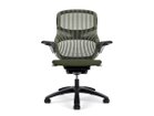 【ノルオフィス/Knoll Office / GOODS】のGeneration Chair / ジェネレーション チェア ハイパフォーマンス肘 張地:10 オリーブ(Base Faic)、バックネット:10 オリーブ、フレーム:ダーク、脚部:樹|ID:prp329100003900358