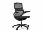 【ノルオフィス/Knoll Office / GOODS】のGeneration Chair / ジェネレーション チェア ハイパフォーマンス肘 張地:01 ストーム(Base Faic)、バックネット:01 ストーム、フレーム:ダーク、脚部:樹|ID: prp329100003900358 ipo3291000000032500671