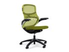 【ノルオフィス/Knoll Office / GOODS】のGeneration Chair / ジェネレーション チェア ハイパフォーマンス肘 張地:05 レモングラス(Base Faic)、バックネット:05 レモングラス、フレーム:ダーク、|ID: prp329100003900358 ipo3291000000032500678