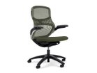 【ノルオフィス/Knoll Office / GOODS】のGeneration Chair / ジェネレーション チェア ハイパフォーマンス肘 張地:10 オリーブ(Base Faic)、バックネット:10 オリーブ、フレーム:ダーク、脚部:樹|ID: prp329100003900358 ipo3291000000032500680