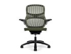 【ノルオフィス/Knoll Office / GOODS】のGeneration Chair / ジェネレーション チェア ハイパフォーマンス肘 張地:10 オリーブ(Base Faic)、バックネット:10 オリーブ、フレーム:ダーク、脚部:樹|ID: prp329100003900358 ipo3291000000032500710