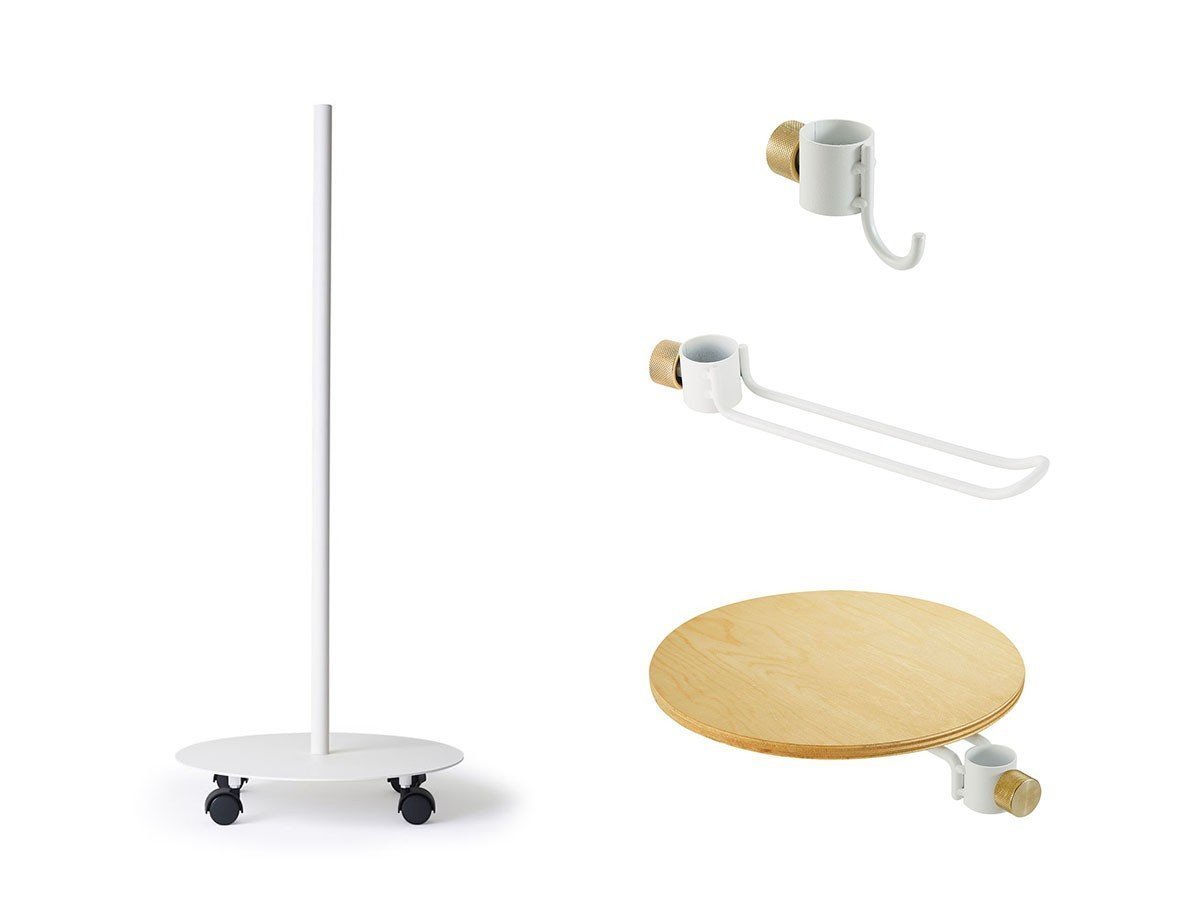 【ドロー ア ライン/DRAW A LINE / GOODS】のMove Set Hook A + Hook B + Table A / ムーブ セット フックA + フックB + テーブルA インテリア・キッズ・メンズ・レディースファッション・服の通販 founy(ファニー) 　アクセサリー　Fashion Accessories　テーブル　Table, Dining Table　デスク　Desk, Work Desk　マグネット　Magnet, Magnetic Closure　送料無料　Free Shipping　ホーム・キャンプ・アウトドア・お取り寄せ　Home Living / Home & Lifestyle / Camping Gear / Outdoor Camping　家具・インテリア　Home Furniture & Interior. Stylish & Functional Living Spaces　テーブル　Dining, Coffee & Side Tables　サイドテーブル・ナイトテーブル　Side & End Tables　ホーム・キャンプ・アウトドア・お取り寄せ　Home Living / Home & Lifestyle / Camping Gear / Outdoor Camping　家具・インテリア　Home Furniture & Interior. Stylish & Functional Living Spaces　デスク・机　Study & Work Desks　デスクワゴン・サイドワゴン　Mobile Pedestal /Office Cart　ホーム・キャンプ・アウトドア・お取り寄せ　Home Living / Home & Lifestyle / Camping Gear / Outdoor Camping　家具・インテリア　Home Furniture & Interior. Stylish & Functional Living Spaces　収納家具・キャビネット　Storage Furniture　チェストワゴン・移動式収納　Mobile Wagon　本商品はこちらのパーツがセットになっています(ホワイト)セット内容:ムーブロッド ×|ID: prp329100003900369 ipo3291000000036770753