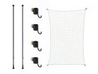 【ドロー ア ライン/DRAW A LINE / GOODS】のUtility Net Set / ユーティリティネット セット 本商品はこちらのパーツがセットになっています(ブラック)セット内容:テンションロッド|ID: prp329100003900375 ipo3291000000027387882