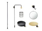 【ドロー ア ライン/DRAW A LINE / GOODS】のLighting & Dresser Set / おつかれ、わたし セット 本商品はこちらのパーツがセットになっています(ブラック)セット内容:テンションロッド|ID: prp329100003900382 ipo3291000000030178593