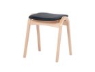 【秋田木工/Akimoku / GOODS】のStool No.202 / スツール No.202 ブナ材 張地:BK(PVC)、フレームナチュラル NA|ID: prp329100003907672 ipo3291000000030196286