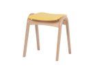 【秋田木工/Akimoku / GOODS】のStool No.202 / スツール No.202 ブナ材 張地:YE(PVC)、フレームナチュラル NA|ID: prp329100003907672 ipo3291000000030196314