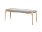 【秋田木工/Akimoku / GOODS】のLYKKE Bench / リュッケ ベンチ 張地:ブラッシュ5(ブラッシュ)、フレーム白木塗装|ID: prp329100003907680 ipo3291000000030196660