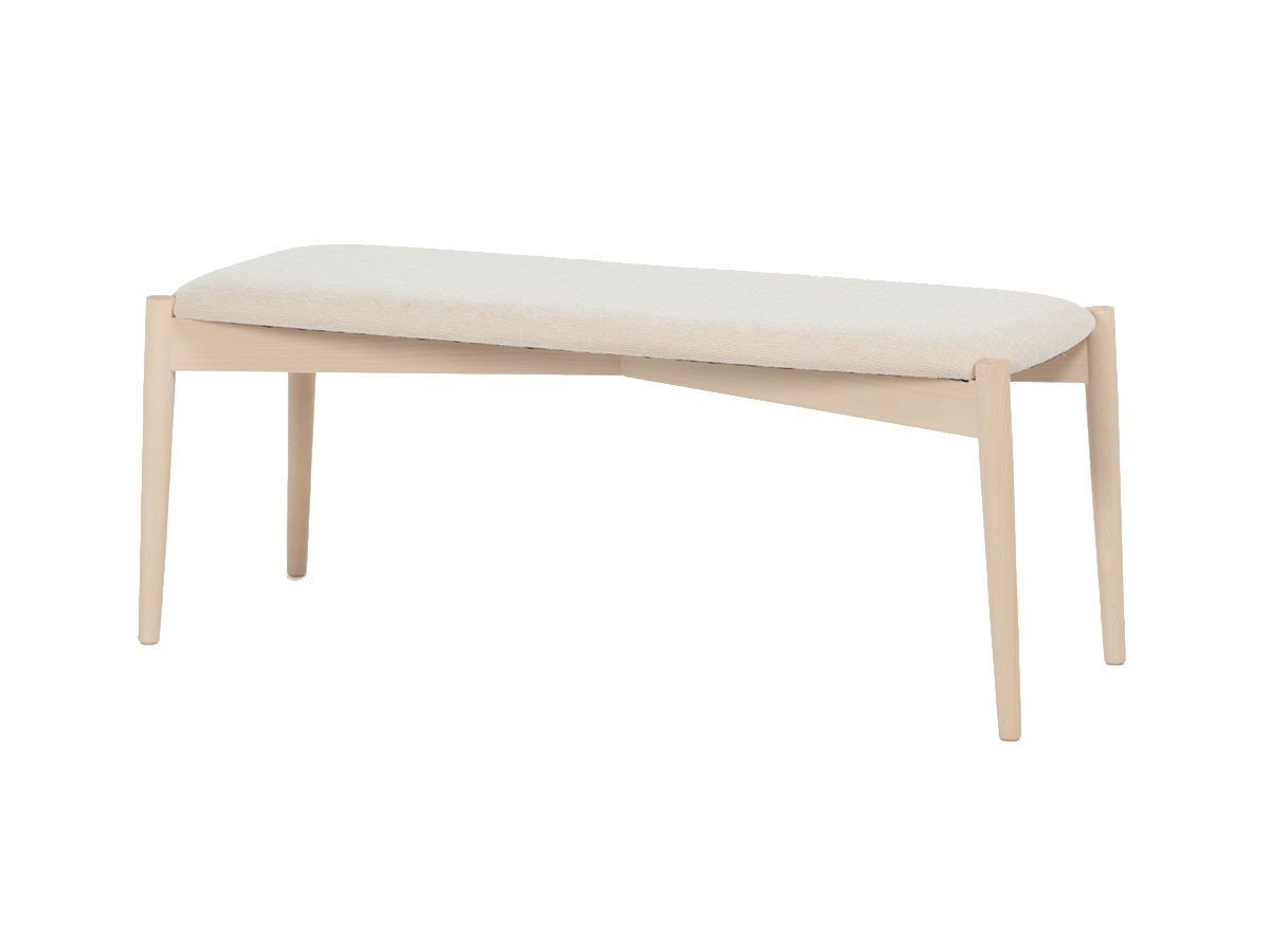 【秋田木工/Akimoku / GOODS】のLYKKE Bench / リュッケ ベンチ インテリア・キッズ・メンズ・レディースファッション・服の通販 founy(ファニー) 　送料無料　Free Shipping　テーブル　Table　ホーム・キャンプ・アウトドア・お取り寄せ　Home,Garden,Outdoor,Camping Gear　家具・インテリア　Furniture　チェア・椅子　Chair　ベンチ・ダイニングベンチ　Bench/Dining Bench　張地:7341(デクレア2)、フレーム白木塗装|ID: prp329100003907680 ipo3291000000030196667