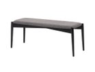 【秋田木工/Akimoku / GOODS】のLYKKE Bench / リュッケ ベンチ 張地:7345(デクレア2)、フレームブラック艶消し|ID: prp329100003907680 ipo3291000000030196673