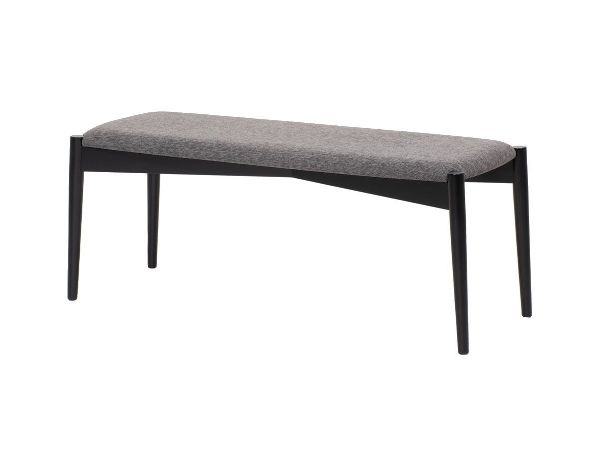 【秋田木工/Akimoku / GOODS】のLYKKE Bench / リュッケ ベンチ インテリア・キッズ・メンズ・レディースファッション・服の通販 founy(ファニー) 　送料無料　Free Shipping　テーブル　Table　ホーム・キャンプ・アウトドア・お取り寄せ　Home,Garden,Outdoor,Camping Gear　家具・インテリア　Furniture　チェア・椅子　Chair　ベンチ・ダイニングベンチ　Bench/Dining Bench　張地:7345(デクレア2)、フレームブラック艶消し|ID: prp329100003907680 ipo3291000000030196673