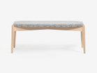 【秋田木工/Akimoku / GOODS】のLYKKE Bench / リュッケ ベンチ 張地:ブラッシュ5(ブラッシュ)、フレーム白木塗装|ID: prp329100003907680 ipo3291000000030196734