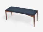 【秋田木工/Akimoku / GOODS】のLYKKE Bench / リュッケ ベンチ 張地:ブラッシュ48(ブラッシュ)、フレームブラックウォールナット BWN|ID: prp329100003907680 ipo3291000000035340782