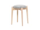 【秋田木工/Akimoku / GOODS】のLYKKE STOOL / リュッケ スツール 張地:ブラッシュ5(ブラッシュ)、フレーム白木塗装|ID: prp329100003907682 ipo3291000000030196772