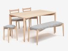 【秋田木工/Akimoku / GOODS】のLYKKE STOOL / リュッケ スツール 張地:ブラッシュ5(ブラッシュ)、フレーム白木塗装|ID: prp329100003907682 ipo3291000000030196799