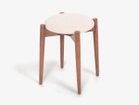 【秋田木工/Akimoku / GOODS】のLYKKE STOOL / リュッケ スツール 張地:7341(デクレア2)、フレームブラックウォールナット BWN|ID: prp329100003907682 ipo3291000000030196834