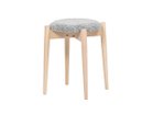 【秋田木工/Akimoku / GOODS】のLYKKE STOOL / リュッケ スツール 張地:ブラッシュ5(ブラッシュ)、フレーム白木塗装|ID: prp329100003907682 ipo3291000000033395350