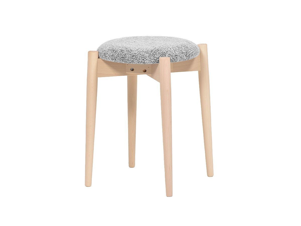 【秋田木工/Akimoku / GOODS】のLYKKE STOOL / リュッケ スツール インテリア・キッズ・メンズ・レディースファッション・服の通販 founy(ファニー) 　送料無料　Free Shipping　テーブル　Table, Dining Table　ホーム・キャンプ・アウトドア・お取り寄せ　Home Living / Home & Lifestyle / Camping Gear / Outdoor Camping　家具・インテリア　Home Furniture & Interior. Stylish & Functional Living Spaces　チェア・椅子　Seating & Chairs　スツール・バースツール　Stools & Bar Stools　張地:ブラッシュ5(ブラッシュ)、フレーム白木塗装|ID: prp329100003907682 ipo3291000000033395350
