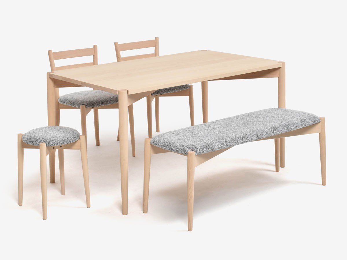 【秋田木工/Akimoku / GOODS】のLYKKE STOOL / リュッケ スツール インテリア・キッズ・メンズ・レディースファッション・服の通販 founy(ファニー) 　送料無料　Free Shipping　テーブル　Table, Dining Table　ホーム・キャンプ・アウトドア・お取り寄せ　Home Living / Home & Lifestyle / Camping Gear / Outdoor Camping　家具・インテリア　Home Furniture & Interior. Stylish & Functional Living Spaces　チェア・椅子　Seating & Chairs　スツール・バースツール　Stools & Bar Stools　張地:ブラッシュ5(ブラッシュ)、フレーム白木塗装|ID: prp329100003907682 ipo3291000000033395357