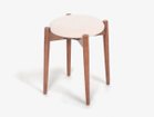 【秋田木工/Akimoku / GOODS】のLYKKE STOOL / リュッケ スツール 張地:7341(デクレア2)、フレームブラックウォールナット BWN|ID: prp329100003907682 ipo3291000000033395362