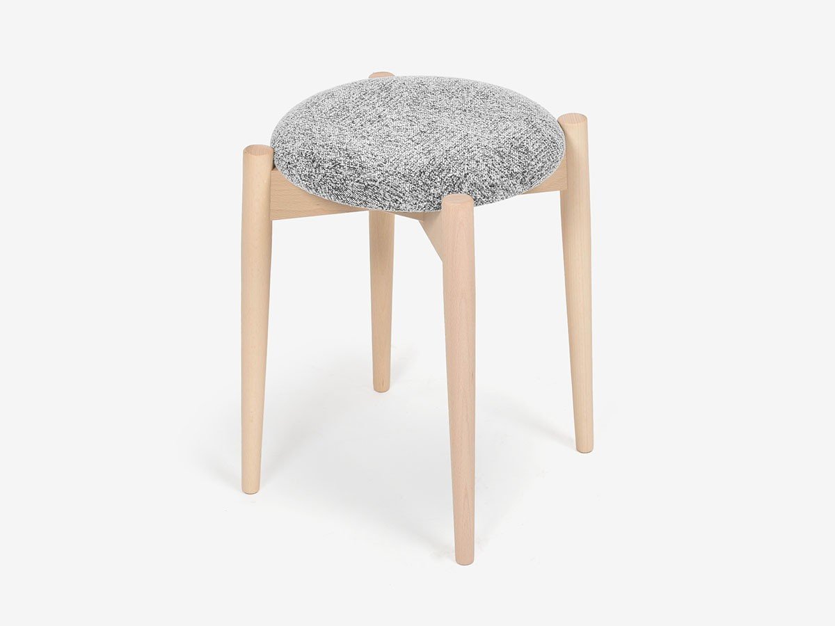 【秋田木工/Akimoku / GOODS】のLYKKE STOOL / リュッケ スツール インテリア・キッズ・メンズ・レディースファッション・服の通販 founy(ファニー) 　送料無料　Free Shipping　テーブル　Table, Dining Table　ホーム・キャンプ・アウトドア・お取り寄せ　Home Living / Home & Lifestyle / Camping Gear / Outdoor Camping　家具・インテリア　Home Furniture & Interior. Stylish & Functional Living Spaces　チェア・椅子　Seating & Chairs　スツール・バースツール　Stools & Bar Stools　張地:ブラッシュ5(ブラッシュ)、フレーム白木塗装|ID: prp329100003907682 ipo3291000000034104473