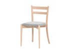 【秋田木工/Akimoku / GOODS】のLYKKE Dining Chair / リュッケ ダイニングチェア 張座 張地:ブラッシュ5(ブラッシュ)、フレーム白木塗装|ID:prp329100003907685
