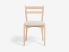 【秋田木工/Akimoku / GOODS】のLYKKE Dining Chair / リュッケ ダイニングチェア 張座 張地:7341(デクレア2)、フレーム白木塗装|ID:prp329100003907685