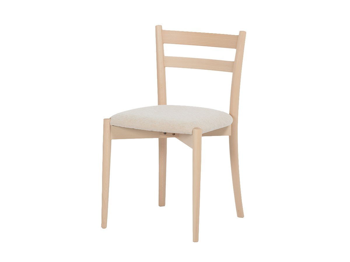 【秋田木工/Akimoku / GOODS】のLYKKE Dining Chair / リュッケ ダイニングチェア 張座 インテリア・キッズ・メンズ・レディースファッション・服の通販 founy(ファニー) 　送料無料　Free Shipping　シンプル　Simple, Minimal　テーブル　Table, Dining Table　軽量　Lightweight, Ultra Light　ホーム・キャンプ・アウトドア・お取り寄せ　Home Living / Home & Lifestyle / Camping Gear / Outdoor Camping　家具・インテリア　Home Furniture & Interior. Stylish & Functional Living Spaces　チェア・椅子　Seating & Chairs　ダイニングチェア・木製チェア　Dining Chairs　張地:7341(デクレア2)、フレーム白木塗装|ID: prp329100003907685 ipo3291000000034230714