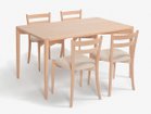 【秋田木工/Akimoku / GOODS】のLYKKE Dining Chair / リュッケ ダイニングチェア 張座 張地:7341(デクレア2)、フレーム白木塗装|ID: prp329100003907685 ipo3291000000034230722
