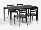 【秋田木工/Akimoku / GOODS】のLYKKE Dining Chair / リュッケ ダイニングチェア 張座 張地:7345(デクレア2)、フレームブラック艶消し|ID: prp329100003907685 ipo3291000000034230725