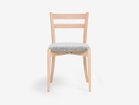【秋田木工/Akimoku / GOODS】のLYKKE Dining Chair / リュッケ ダイニングチェア 張座 張地:ブラッシュ5(ブラッシュ)、フレーム白木塗装|ID: prp329100003907685 ipo3291000000034230726
