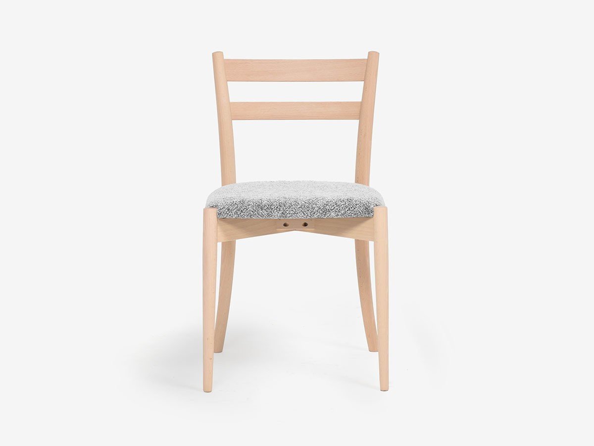 【秋田木工/Akimoku / GOODS】のLYKKE Dining Chair / リュッケ ダイニングチェア 張座 インテリア・キッズ・メンズ・レディースファッション・服の通販 founy(ファニー) 　送料無料　Free Shipping　シンプル　Simple, Minimal　テーブル　Table, Dining Table　軽量　Lightweight, Ultra Light　ホーム・キャンプ・アウトドア・お取り寄せ　Home Living / Home & Lifestyle / Camping Gear / Outdoor Camping　家具・インテリア　Home Furniture & Interior. Stylish & Functional Living Spaces　チェア・椅子　Seating & Chairs　ダイニングチェア・木製チェア　Dining Chairs　張地:ブラッシュ5(ブラッシュ)、フレーム白木塗装|ID: prp329100003907685 ipo3291000000034230726