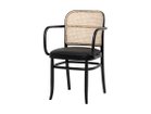 【秋田木工/Akimoku / GOODS】のDining Chair No.712A-RU / ダイニングチェア No.712A-RU 張地:BK(PVC)、フレームブラック艶消し|ID:prp329100003907702
