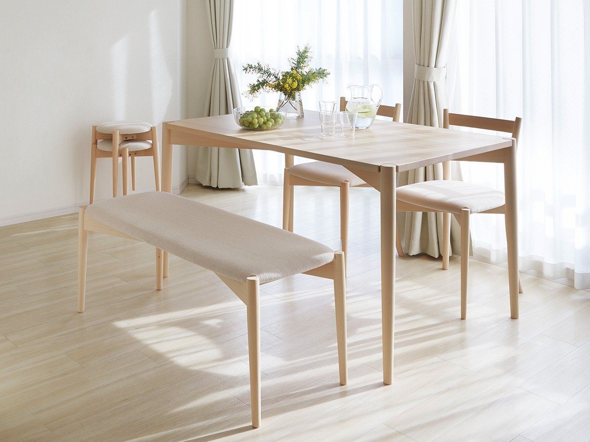 【秋田木工/Akimoku / GOODS】のLYKKE Dining Table / リュッケ ダイニングテーブル 幅135cm 人気、トレンドファッション・服の通販 founy(ファニー) 　コンパクト　Compact　テーブル　Table　ホーム・キャンプ・アウトドア・お取り寄せ　Home,Garden,Outdoor,Camping Gear　家具・インテリア　Furniture　テーブル　Table　ダイニングテーブル　Dining Table　other-5|ID: prp329100003907735 ipo3291000000031479425