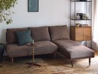 【エクリュクス/ecruxe / GOODS】のEPI 2P + COUCH SOFA / エピ 2Pソファ + カウチソファ(ウォールナット) 張地:ベルベットブラウン|ID: prp329100003908829 ipo3291000000030195429