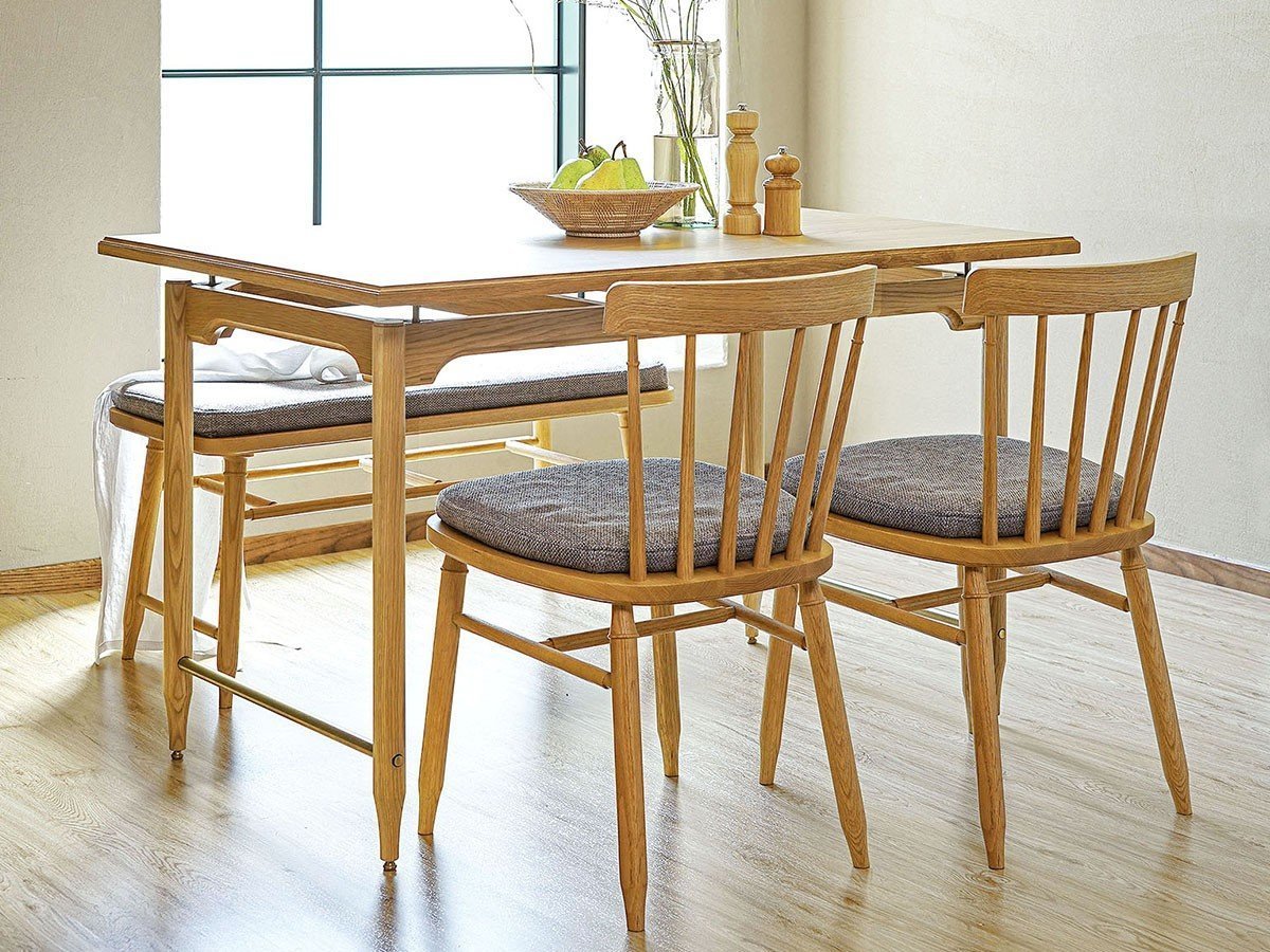 【エクリュクス/ecruxe / GOODS】のEPI DINING TABLE 1200 / エピ ダイニングテーブル 幅120cm(オークナチュラル) 人気、トレンドファッション・服の通販 founy(ファニー) 　アンティーク　Antique　クラシカル　Classical　コンパクト　Compact　スリム　Slim　テーブル　Table　バランス　Balance　送料無料　Free Shipping　ホーム・キャンプ・アウトドア・お取り寄せ　Home,Garden,Outdoor,Camping Gear　家具・インテリア　Home Furniture & Interior. Stylish & Functional Living Spaces　テーブル　Table　ダイニングテーブル　Dining Table　other-3|ID: prp329100003908838 ipo3291000000031479178