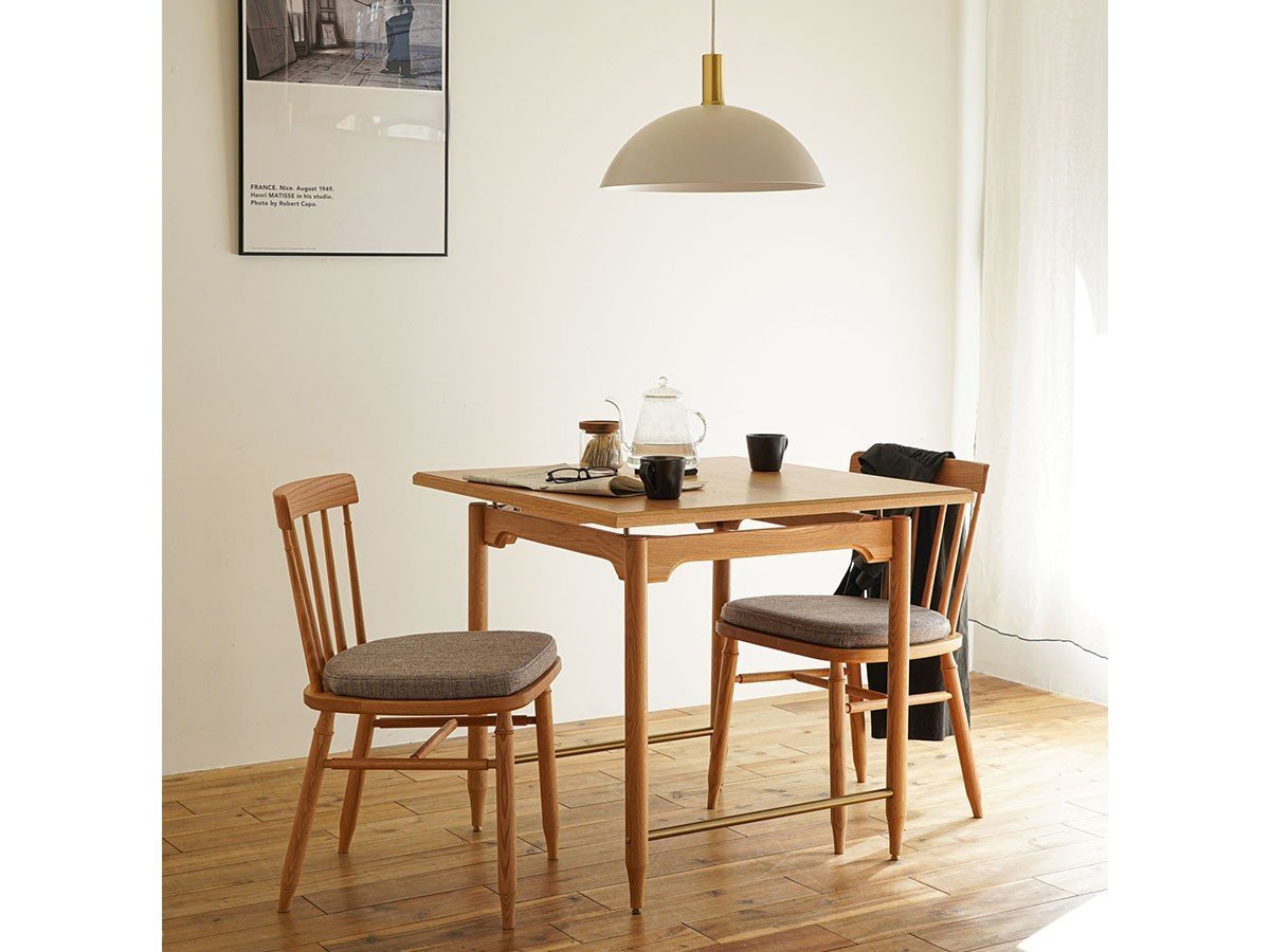 【エクリュクス/ecruxe / GOODS】のEPI DINING TABLE 800 / エピ ダイニングテーブル 幅80cm(オークナチュラル) 人気、トレンドファッション・服の通販 founy(ファニー) 　アンティーク　Antique-Inspired　クラシカル　Classical, Vintage-Inspired　コンパクト　Compact, Small Size　スリム　Slim, Slim Fit　テーブル　Table, Dining Table　バランス　Balance, Style Balance　送料無料　Free Shipping　ホーム・キャンプ・アウトドア・お取り寄せ　Home Living / Home & Lifestyle / Camping Gear / Outdoor Camping　家具・インテリア　Home Furniture & Interior. Stylish & Functional Living Spaces　テーブル　Dining, Coffee & Side Tables　ダイニングテーブル・食卓テーブル　Dining Tables　ホーム・キャンプ・アウトドア・お取り寄せ　Home Living / Home & Lifestyle / Camping Gear / Outdoor Camping　家具・インテリア　Home Furniture & Interior. Stylish & Functional Living Spaces　テーブル　Dining, Coffee & Side Tables　カフェテーブル・丸型テーブル　Cafe & Bistro Tables　other-5|ID: prp329100003908840 ipo3291000000031479185