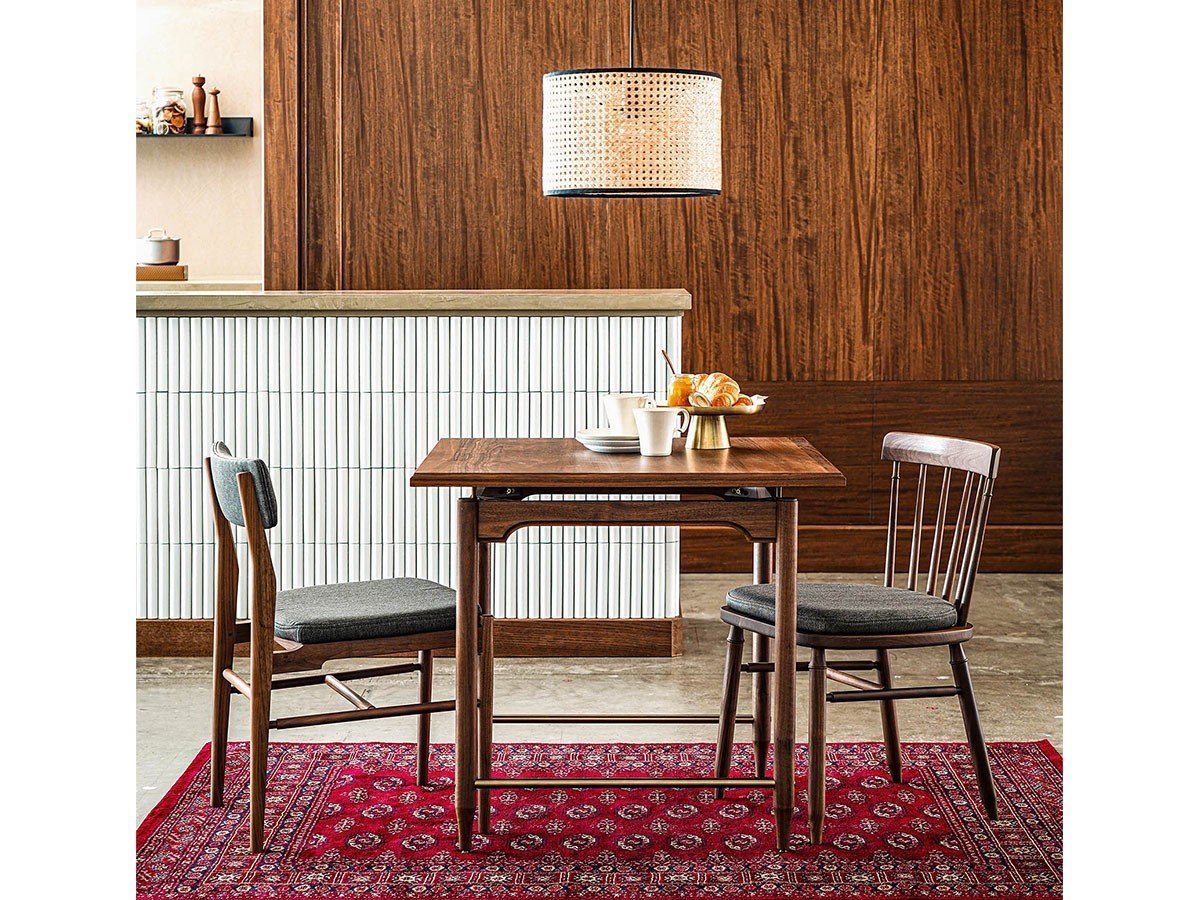 【エクリュクス/ecruxe / GOODS】のEPI DINING TABLE 800 / エピ ダイニングテーブル 幅80cm(ウォールナット) 人気、トレンドファッション・服の通販 founy(ファニー) 　アンティーク　Antique-Inspired　クラシカル　Classical, Vintage-Inspired　コンパクト　Compact, Small Size　スリム　Slim, Slim Fit　テーブル　Table, Dining Table　バランス　Balance, Style Balance　送料無料　Free Shipping　ホーム・キャンプ・アウトドア・お取り寄せ　Home Living / Home & Lifestyle / Camping Gear / Outdoor Camping　家具・インテリア　Home Furniture & Interior. Stylish & Functional Living Spaces　テーブル　Dining, Coffee & Side Tables　ダイニングテーブル・食卓テーブル　Dining Tables　ホーム・キャンプ・アウトドア・お取り寄せ　Home Living / Home & Lifestyle / Camping Gear / Outdoor Camping　家具・インテリア　Home Furniture & Interior. Stylish & Functional Living Spaces　テーブル　Dining, Coffee & Side Tables　カフェテーブル・丸型テーブル　Cafe & Bistro Tables　other-2|ID: prp329100003908842 ipo3291000000031479192