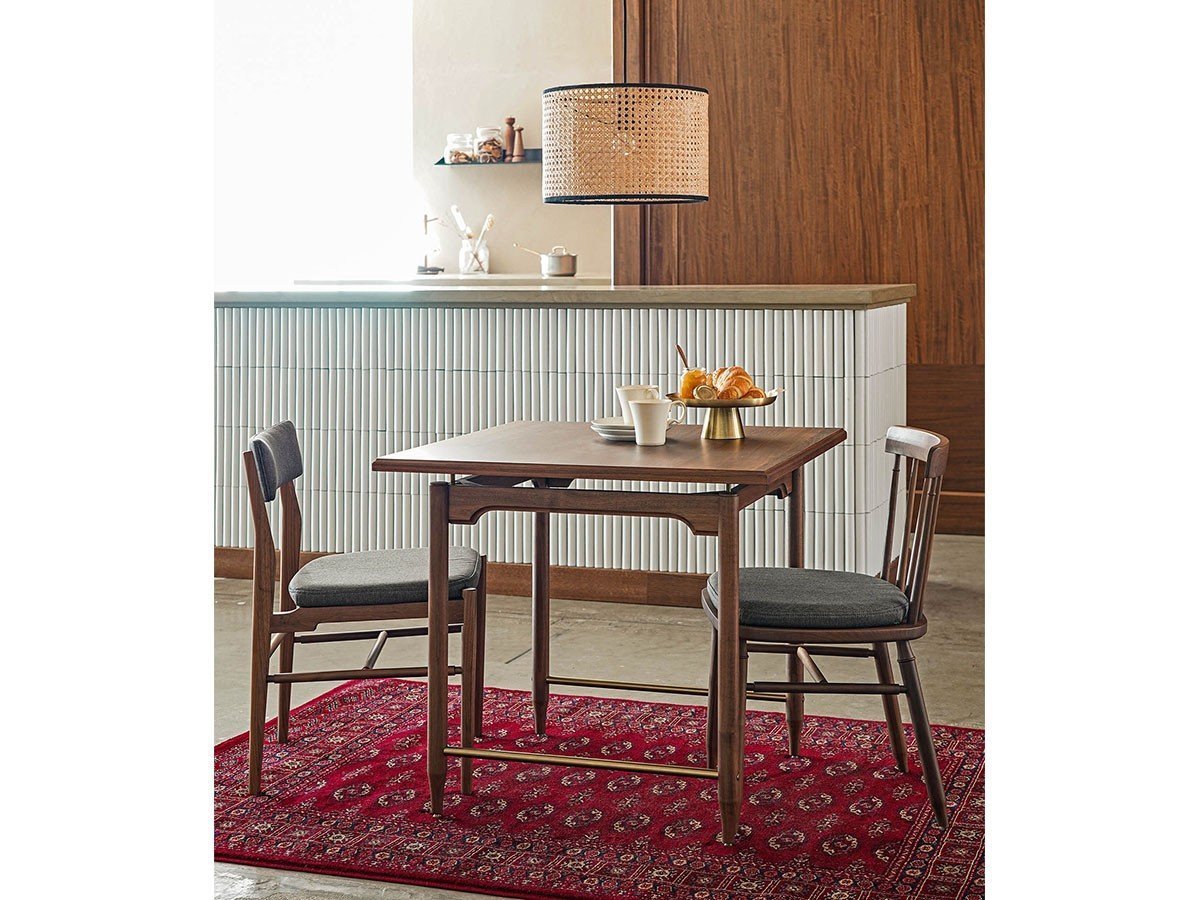 【エクリュクス/ecruxe / GOODS】のEPI DINING TABLE 800 / エピ ダイニングテーブル 幅80cm(ウォールナット) 人気、トレンドファッション・服の通販 founy(ファニー) 　アンティーク　Antique-Inspired　クラシカル　Classical, Vintage-Inspired　コンパクト　Compact, Small Size　スリム　Slim, Slim Fit　テーブル　Table, Dining Table　バランス　Balance, Style Balance　送料無料　Free Shipping　ホーム・キャンプ・アウトドア・お取り寄せ　Home Living / Home & Lifestyle / Camping Gear / Outdoor Camping　家具・インテリア　Home Furniture & Interior. Stylish & Functional Living Spaces　テーブル　Dining, Coffee & Side Tables　ダイニングテーブル・食卓テーブル　Dining Tables　ホーム・キャンプ・アウトドア・お取り寄せ　Home Living / Home & Lifestyle / Camping Gear / Outdoor Camping　家具・インテリア　Home Furniture & Interior. Stylish & Functional Living Spaces　テーブル　Dining, Coffee & Side Tables　カフェテーブル・丸型テーブル　Cafe & Bistro Tables　other-3|ID: prp329100003908842 ipo3291000000031479193