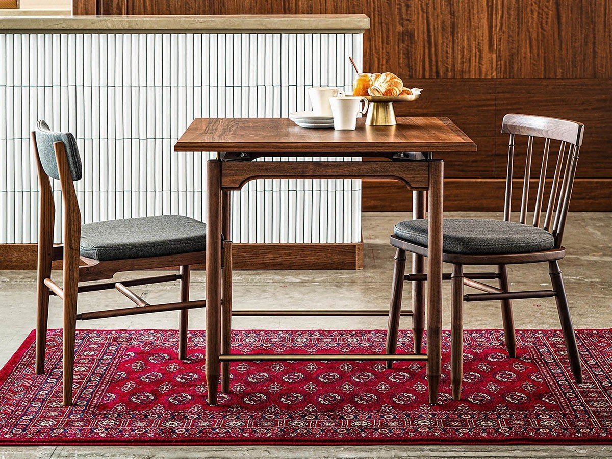 【エクリュクス/ecruxe / GOODS】のEPI DINING TABLE 800 / エピ ダイニングテーブル 幅80cm(ウォールナット) 人気、トレンドファッション・服の通販 founy(ファニー) 　アンティーク　Antique-Inspired　クラシカル　Classical, Vintage-Inspired　コンパクト　Compact, Small Size　スリム　Slim, Slim Fit　テーブル　Table, Dining Table　バランス　Balance, Style Balance　送料無料　Free Shipping　ホーム・キャンプ・アウトドア・お取り寄せ　Home Living / Home & Lifestyle / Camping Gear / Outdoor Camping　家具・インテリア　Home Furniture & Interior. Stylish & Functional Living Spaces　テーブル　Dining, Coffee & Side Tables　ダイニングテーブル・食卓テーブル　Dining Tables　ホーム・キャンプ・アウトドア・お取り寄せ　Home Living / Home & Lifestyle / Camping Gear / Outdoor Camping　家具・インテリア　Home Furniture & Interior. Stylish & Functional Living Spaces　テーブル　Dining, Coffee & Side Tables　カフェテーブル・丸型テーブル　Cafe & Bistro Tables　other-4|ID: prp329100003908842 ipo3291000000031479194