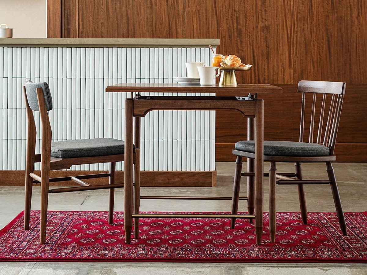 【エクリュクス/ecruxe / GOODS】のEPI DINING TABLE 800 / エピ ダイニングテーブル 幅80cm(ウォールナット) 人気、トレンドファッション・服の通販 founy(ファニー) 　アンティーク　Antique-Inspired　クラシカル　Classical, Vintage-Inspired　コンパクト　Compact, Small Size　スリム　Slim, Slim Fit　テーブル　Table, Dining Table　バランス　Balance, Style Balance　送料無料　Free Shipping　ホーム・キャンプ・アウトドア・お取り寄せ　Home Living / Home & Lifestyle / Camping Gear / Outdoor Camping　家具・インテリア　Home Furniture & Interior. Stylish & Functional Living Spaces　テーブル　Dining, Coffee & Side Tables　ダイニングテーブル・食卓テーブル　Dining Tables　ホーム・キャンプ・アウトドア・お取り寄せ　Home Living / Home & Lifestyle / Camping Gear / Outdoor Camping　家具・インテリア　Home Furniture & Interior. Stylish & Functional Living Spaces　テーブル　Dining, Coffee & Side Tables　カフェテーブル・丸型テーブル　Cafe & Bistro Tables　other-5|ID: prp329100003908842 ipo3291000000031479195