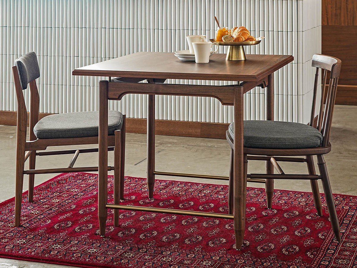 【エクリュクス/ecruxe / GOODS】のEPI DINING TABLE 800 / エピ ダイニングテーブル 幅80cm(ウォールナット) 人気、トレンドファッション・服の通販 founy(ファニー) 　アンティーク　Antique-Inspired　クラシカル　Classical, Vintage-Inspired　コンパクト　Compact, Small Size　スリム　Slim, Slim Fit　テーブル　Table, Dining Table　バランス　Balance, Style Balance　送料無料　Free Shipping　ホーム・キャンプ・アウトドア・お取り寄せ　Home Living / Home & Lifestyle / Camping Gear / Outdoor Camping　家具・インテリア　Home Furniture & Interior. Stylish & Functional Living Spaces　テーブル　Dining, Coffee & Side Tables　ダイニングテーブル・食卓テーブル　Dining Tables　ホーム・キャンプ・アウトドア・お取り寄せ　Home Living / Home & Lifestyle / Camping Gear / Outdoor Camping　家具・インテリア　Home Furniture & Interior. Stylish & Functional Living Spaces　テーブル　Dining, Coffee & Side Tables　カフェテーブル・丸型テーブル　Cafe & Bistro Tables　other-6|ID: prp329100003908842 ipo3291000000031479196