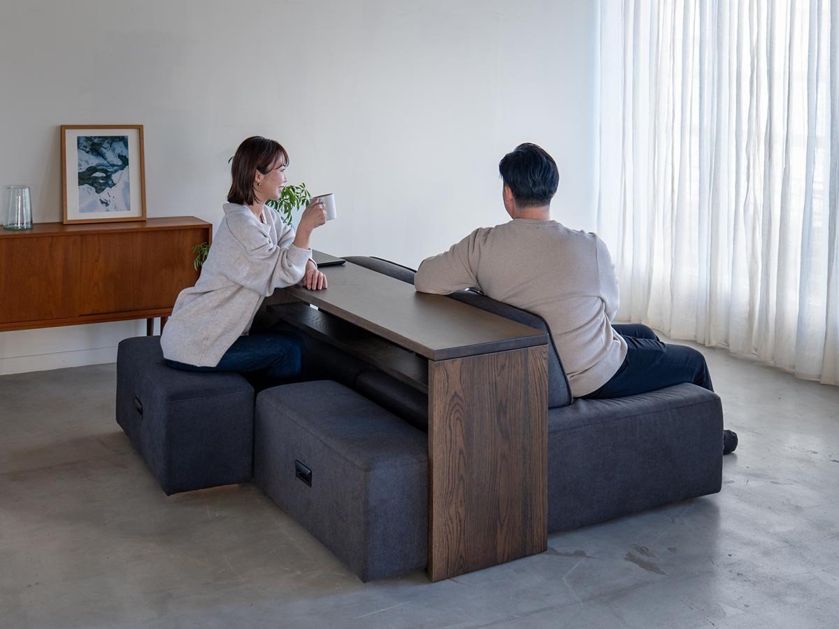 【フライミー ノワール/FLYMEe Noir / GOODS】のMY UNIT Sofa Desk & Stool Set / マイ ユニット ソファ デスク & スツール セット 人気、トレンドファッション・服の通販 founy(ファニー) 　クッション　Cushion, Throw Pillow　デスク　Desk, Work Desk　ビジネス 仕事 通勤　Business / Work / Commuting　ホーム・キャンプ・アウトドア・お取り寄せ　Home Living / Home & Lifestyle / Camping Gear / Outdoor Camping　家具・インテリア　Home Furniture & Interior. Stylish & Functional Living Spaces　ソファー　Couches & Sofas　other-5|ID: prp329100003910097 ipo3291000000031479075
