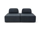 【フライミー ノワール/FLYMEe Noir / GOODS】のMY UNIT Sofa 2 Seat Set / マイ ユニット ソファ 2人掛けセット 底部に滑り止め生地を使用したバッククッション(背クッション)は、ベース上の好きな位置に設置できます。|ID:prp329100003910098