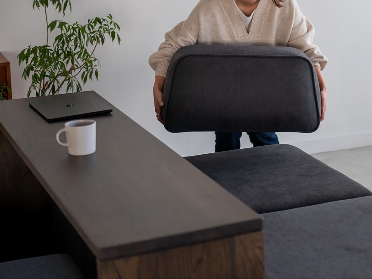 【フライミー ノワール/FLYMEe Noir / GOODS】のMY UNIT Sofa 1 Seat Set / マイ ユニット ソファ 1人掛けセット 人気、トレンドファッション・服の通販 founy(ファニー) 　クッション　Cushion, Throw Pillow　デスク　Desk, Work Desk　送料無料　Free Shipping　ビジネス 仕事 通勤　Business / Work / Commuting　ホーム・キャンプ・アウトドア・お取り寄せ　Home Living / Home & Lifestyle / Camping Gear / Outdoor Camping　家具・インテリア　Home Furniture & Interior. Stylish & Functional Living Spaces　ソファー　Couches & Sofas　other-5|ID: prp329100003910099 ipo3291000000031479085
